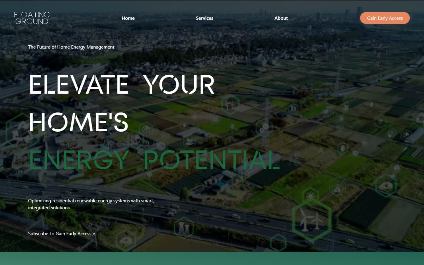 Floating Ground website preview