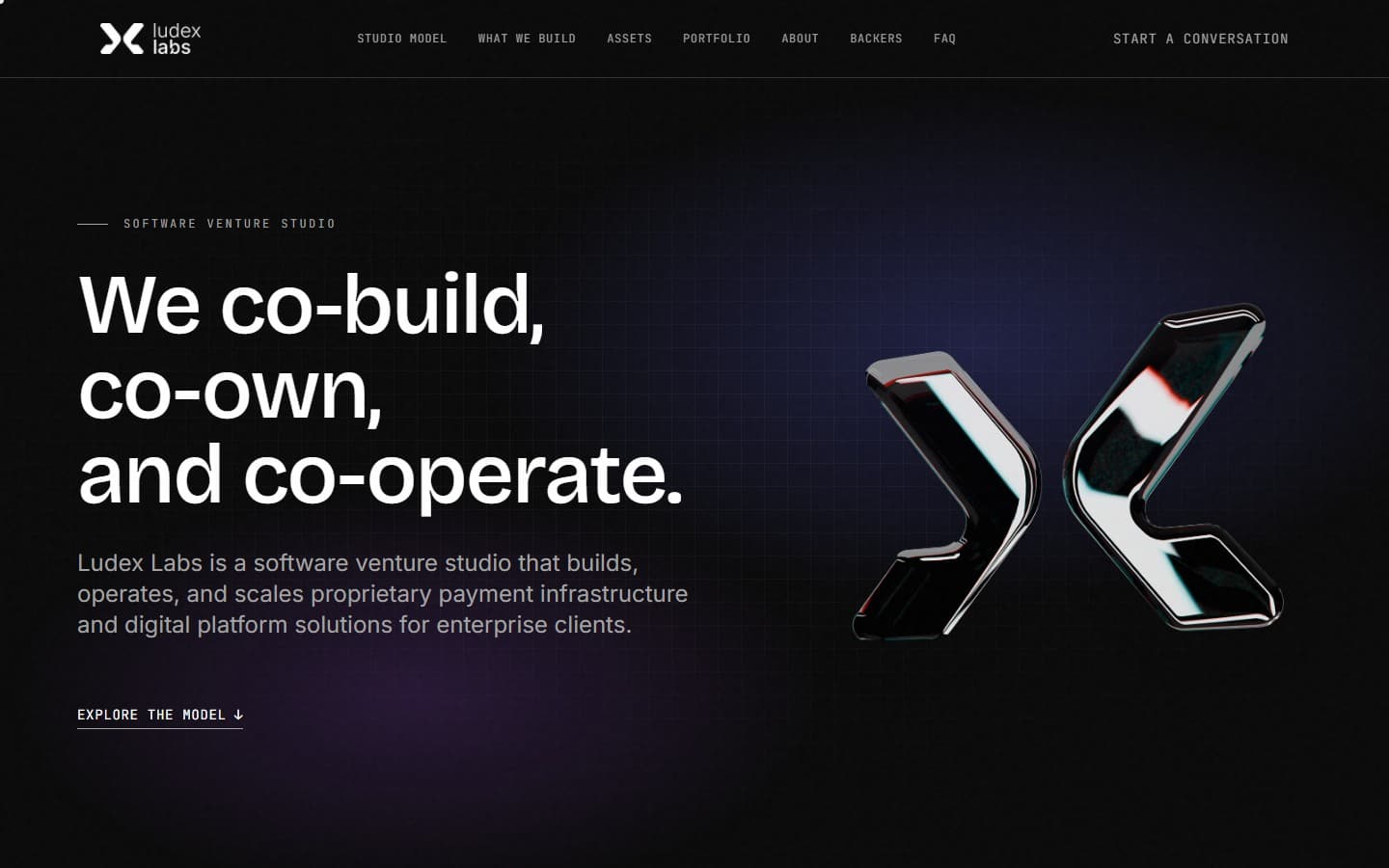Ludex Labs website preview